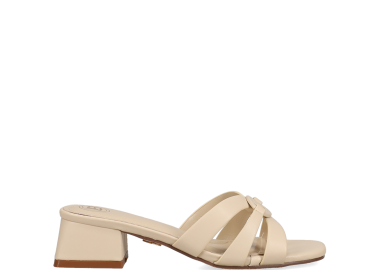 Εκρού mule πέδιλο - LAURA BIAGIOTTI - 