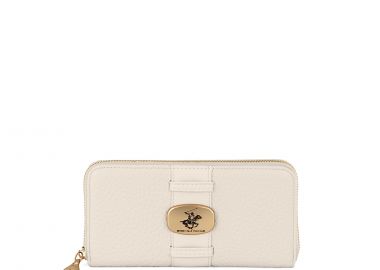 Εκρού πορτοφόλι - BEVERLY HILLS POLO CLUB - 