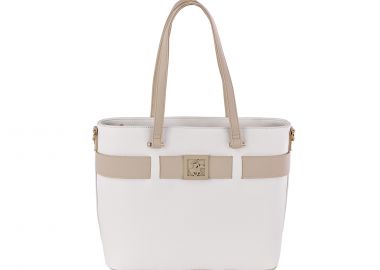 Εκρού τσάντα ώμου - BEVERLY HILLS POLO CLUB - 