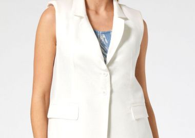 ΕΚΡΟΥ ΑΜΑΝΙΚΟ ΣΑΚΑΚΙ LINEN-LOOK - Anna Raxevsky - 