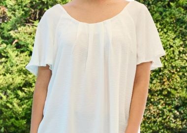 ΕΚΡΟΥ ΜΠΛΟΥΖΑ ΜΕ ΠΙΕΤΕΣ - Anna Raxevsky - 