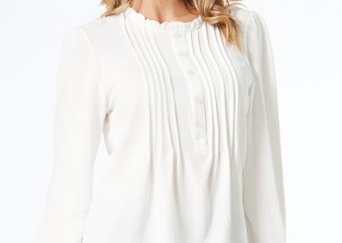 ΕΚΡΟΥ ΜΠΛΟΥΖΑ ΜΕ ΠΙΕΤΕΣ ΚΑΙ ΒΟΛΑΝ - Anna Raxevsky - 