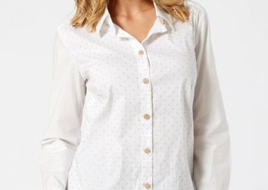 ΕΚΡΟΥ ΠΟΥΚΑΜΙΣΟ ΜΕ ΣΤΡΑΣ - Anna Raxevsky - 