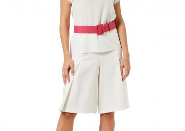 ΕΚΡΟΥ ZIP CULOTTE ΜΕ ΚΟΥΦΟΠΙΕΤΕΣ - Anna Raxevsky - 