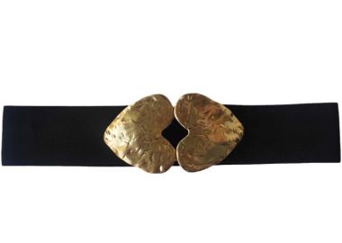 ελαστική ζώνη black smashed heart - PerfectDress.gr - 