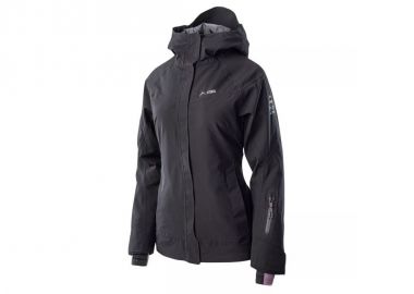 Elbrus Κοντό Γυναικείο Puffer Μπουφάν για Χειμώνα Μαύρο 92800439216 - Elbrus - 