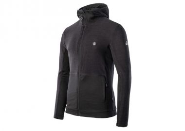 Elbrus Polartec Bessan Ανδρική Ζακέτα με Φερμουάρ και Κουκούλα Μαύρη 92800396415 - Elbrus - 