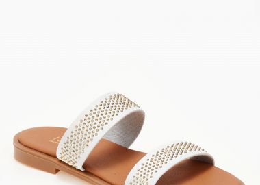 Ελληνικά handmade σανδάλια με μικρά τρουκς - Λευκό - Issue - 