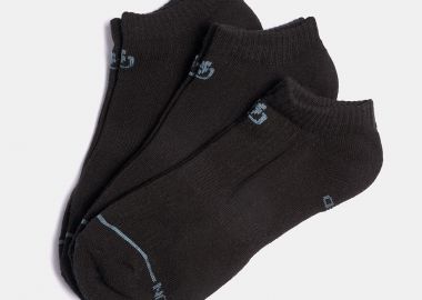 EMERSON BASIC EXTRA LOW SOCKS (3-PACK) ΜΑΥΡΟ - EMERSON - 