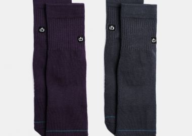 EMERSON BASIC MID CREW SOCKS (2-PACK) ΠΟΛΥΧΡΩΜΟ - EMERSON - 