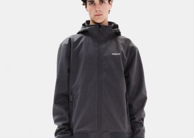 EMERSON MEN'S BONDED BOMBER JACKET ΓΚΡΙ - EMERSON - 