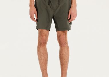EMERSON MEN'S CLASSIC VOLLEY SWIM SHORTS ΧΑΚΙ - EMERSON - 