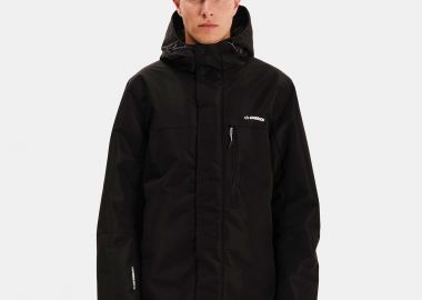 EMERSON MEN'S HOODED JACKET ΜΑΥΡΟ - EMERSON - 