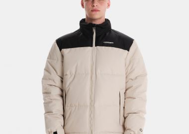 EMERSON MEN'S HOODED PUFFER JACKET ΜΠΕΖ - EMERSON - 