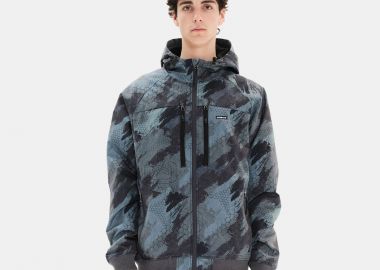 EMERSON MEN'S HOODED RAGLAN BOMBER JACKET ΧΑΚΙ - EMERSON - 