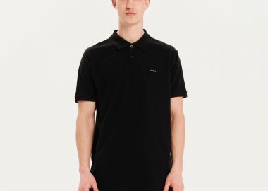 EMERSON MEN'S POLO SHIRT ΜΑΥΡΟ - EMERSON - 