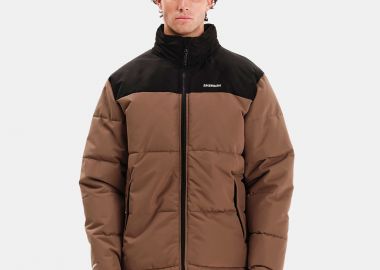 EMERSON MEN’S ROLL-IN HOOD PUFFER JACKET ΚΑΦΕ - EMERSON - 