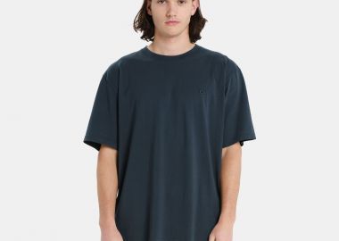 EMERSON SOLID MEN’S SHORT SLEEVE T-SHIRT ΜΠΛΕ - EMERSON - 