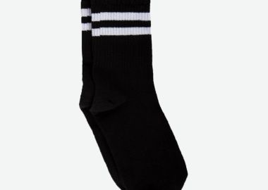 EMERSON UNISEX DOUBLE-STRIPE CREW SOCKS ΜΑΥΡΟ - EMERSON - 