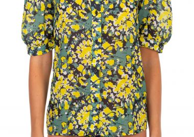 Emmanuela γυναικείο πουκάμισο με floral print 