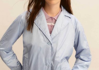 Emme by Marella γυναικείο jacket αδιάβροχο - 2615021021 Μπλε Ανοιχτό - EMME - 