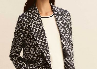 Emme by Marella γυναικείο σακάκι με all-over print 