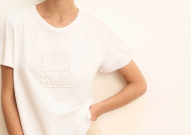 Emme by Marella γυναικείο Τ-shirt με παγιέτα 