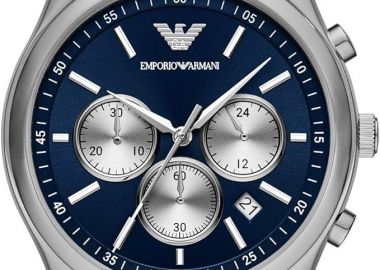 EMPORIO ARMANI Antonio Chronograph - AR11582, Silver case with Stainless Steel Bracelet - Emporio Armani - 