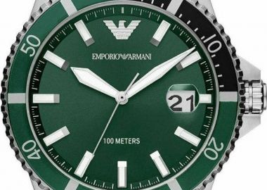 EMPORIO ARMANI Mens - AR11338, Silver case with Stainless Steel Bracelet - Emporio Armani - 