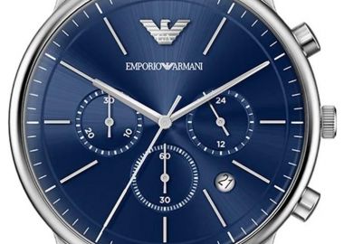 EMPORIO ARMANI Minimalist Chronograph - AR11771, Silver case with Stainless Steel Bracelet - Emporio Armani - 