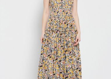 Εμπριμέ φόρεμα σε φλοράλ μοτίβο - FUNKY BUDDHA - 