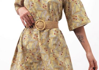 ΕΜΠΡΙΜΕ ΚΙΤΡΙΝΟ ΦΟΡΕΜΑ - CLORIAN - fashionroom - 