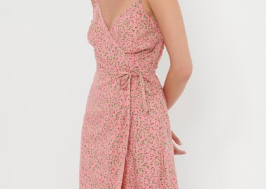 Εμπριμέ κρουαζέ φόρεμα - FUNKY BUDDHA - 