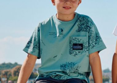 Εμπριμέ μπλούζα για αγόρι - ΠΡΑΣΙΝΟ ΤΗΣ ΕΡΗΜΟΥ 13-225037-5 - energiers - 