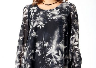 ΕΜΠΡΙΜΕ ΜΠΛΟΥΖΑ ΜΕ ΛΑΣΤΙΧΟ ΣΤΑ ΜΑΝΙΚΙΑ - Anna Raxevsky - 