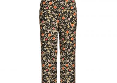 Εμπριμέ παντελόνα με floral σχέδιο - MAT FASHION - 