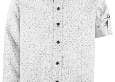 Εμπριμέ πουκάμισο - Λευκό 42-223191-4 - energiers - 