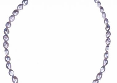 Εντυπωσιακό κολιέ γυναικείο από επιχρυσωμένο ασήμι 925 με μαργαριτάρια -  - 