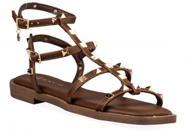 Envie shoes Γυναικεία GLADIATOR SANDALS E96-21390-28 Καφέ - Envie Shoes - 