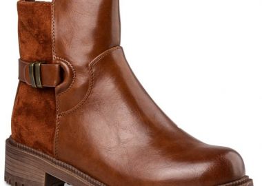 Envie Shoes Γυναικεία Μποτάκια CASUAL BOOTIES V57-18191-26 Κάμελ - Envie Shoes - 