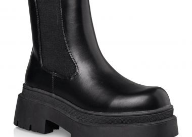 Envie Shoes Γυναικεία Mποτάκια CHUNKY CHELSEA BOOTS E12-22153-34 Μαύρο - Envie Shoes - 