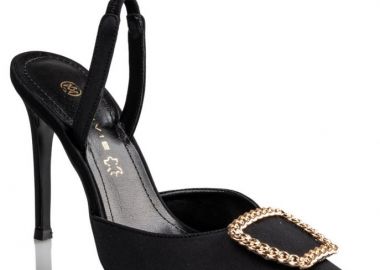 Envie Shoes Γυναικεία Παπούτσια Γόβες E02-16063-34 Mαύρο Σατέν - Envie Shoes - 