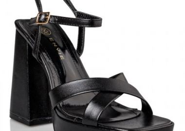 Envie Shoes Γυναικεία Παπούτσια Πέδιλα E45-17153-34 Μαύρο - Envie Shoes - 