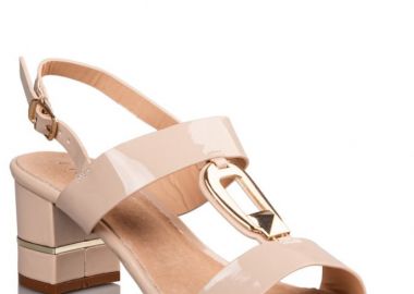 Envie Shoes Γυναικεία Παπούτσια Πέδιλα V64-17043-90 Nude - Envie Shoes - 