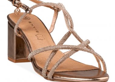 Envie shoes Γυναικεία Πέδιλα E37-21113-13 ROSEGOLD - Envie Shoes - 
