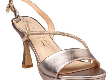 Envie shoes Γυναικεία Πέδιλα E83-23048-13 Ρόζ Χρυσό - Envie Shoes - 