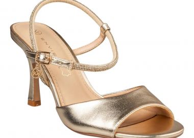 Envie shoes Γυναικεία Πέδιλα E83-23053-59 Χρυσό - Envie Shoes - 