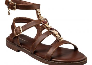 Envie Shoes Γυναικεία Πέδιλα GLADIATOR SANDALS E96-23313-28 Καφέ - Envie Shoes - 