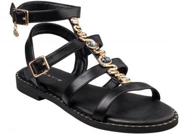 Envie Shoes Γυναικεία Πέδιλα GLADIATOR SANDALS E96-23313-34 Μαύρο - Envie Shoes - 