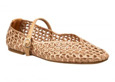 Envie Shoes Γυναικείες Παπούτσια Μπαλαρίνες E84-23408-36 Μπέζ - Envie Shoes - 
